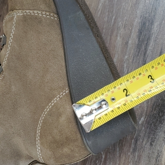Eddie Bauer Women Suede Wedge Booties Shoes sz 8.5 - Picture 12 of 15